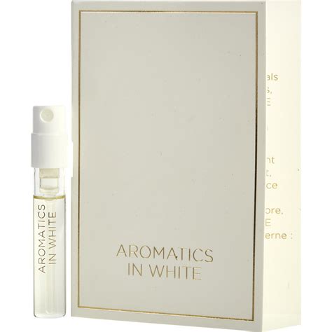 clinique aromatics in white sample.